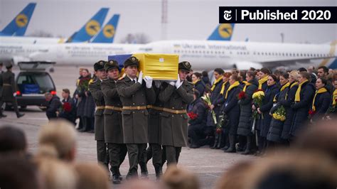 Bodies Of Ukrainians Killed In Iran Plane Crash Are Returned Home The