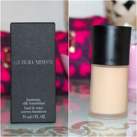Review Giorgio Armani Luminous Silk Foundation Obsessed By Beauty