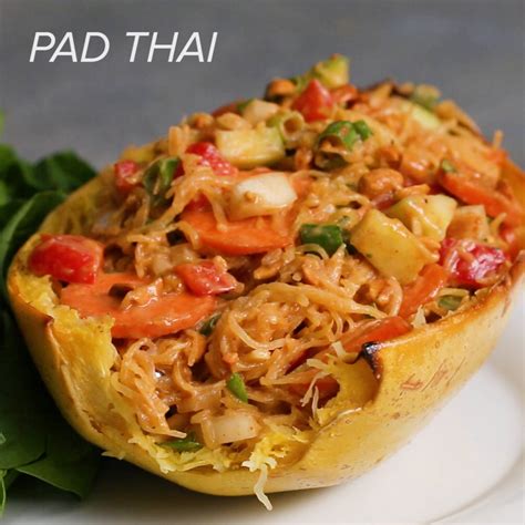 Pad Thai Spaghetti Squash Recipe By Tasty