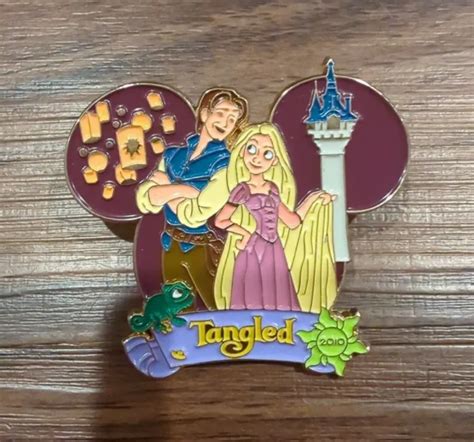 Rare Tangled Pin Magical Moments Of Disney Collection 24k Gold 295 14