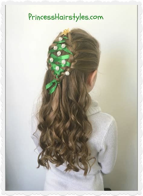 Christmas Tree Hairstyle Hairstyles For Girls Princess Hairstyles