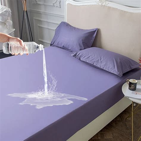 waterproof and breathable 100 cotton bed sheet fitted sheet satin sheets silk sheets mattress