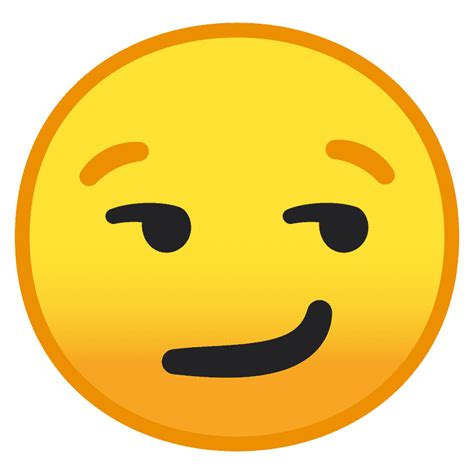 Smirking Face Emoji Clipart Free Download Transparent Png Creazilla