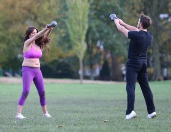 Chantelle Houghton Disgusting In A Sports Bra In A Essex Park Workout