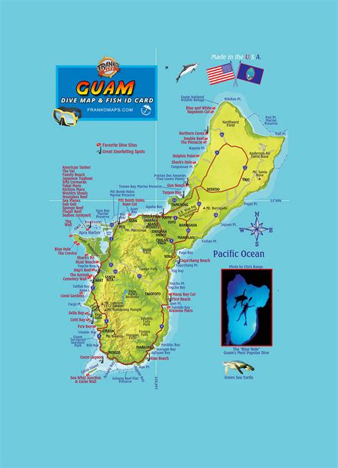 Detailed Map Of Guam