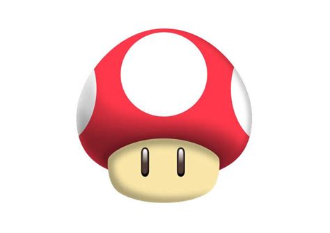 Super Mario Super Mushroom Vector Etsy Super Mario Vector
