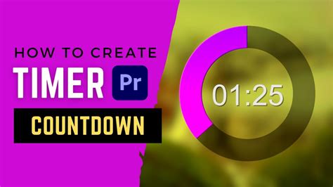 Animated Countdown Timer In Adobe Premiere Pro Youtube