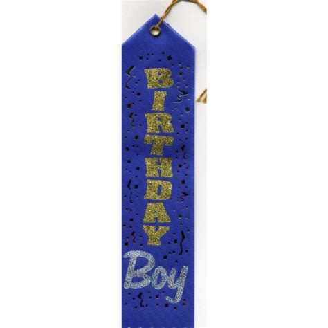 Birthday Boy Printed Award Ribbons