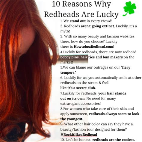 Unique Facts About Redheads Artofit