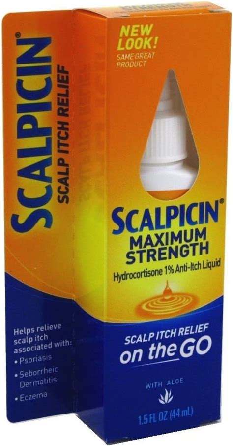 Scalpicin Maximum Strength Anti Itch Clear Liquid 6 Count