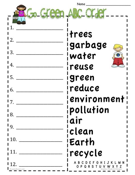If choosing to laminate, go ahead and do so. Abc Order Worksheets From The Teacher's Guide | Printable ...