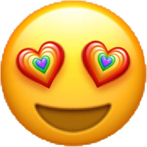 Smile Emoji Rainbow Love Colors Sticker By Imakemojis