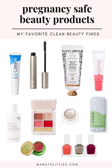Best Clean Beauty Products For Pregnancy Mama To Littles