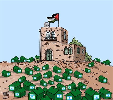 Israeli Settlements Cartoon Movement