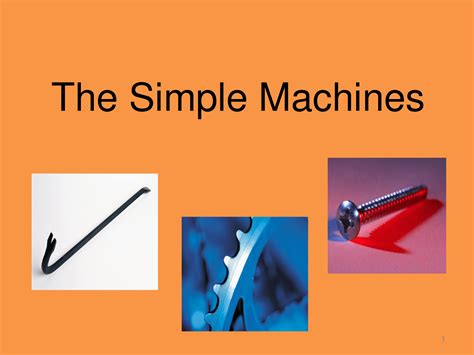 Solution What Are The 6 Simple Machines With Solved Sample Problems