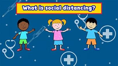 Distancing Social Children Poster Explaining