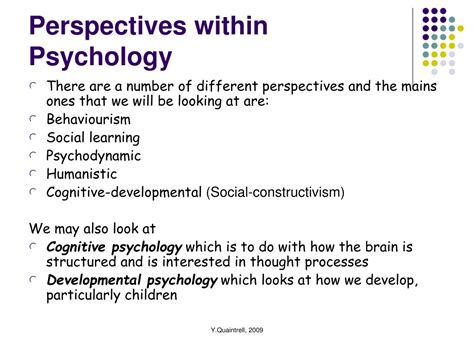 Ppt Perspectives In Psychology Powerpoint Presentation Free Download