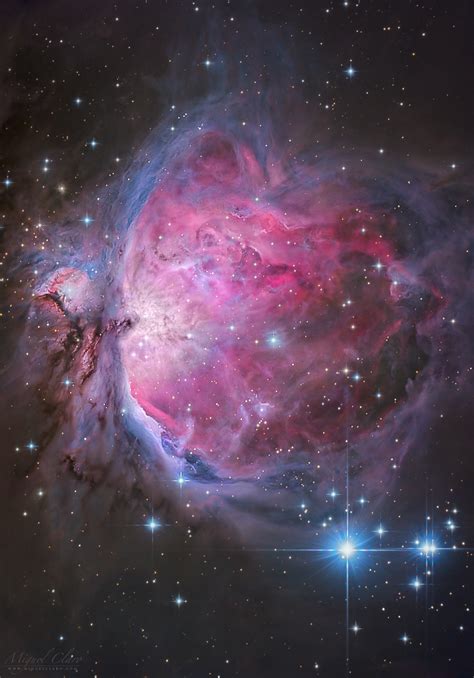 The Great Orion Nebula A Colourful Show In Visible Light