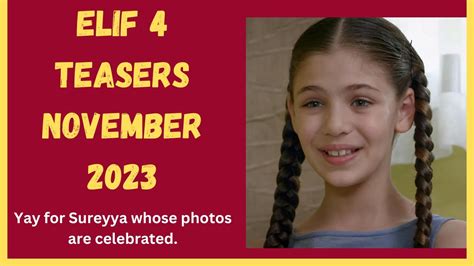 Elif 4 Teasers November 2023 Youtube