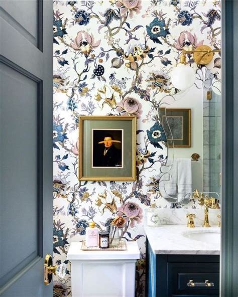 · Wild Floral Wallpapers Are Making A Comeback 💜 Via House Of