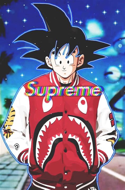 Son Goku Anime Ball Bape Bathing Ape Dragon Kai Super Supreme
