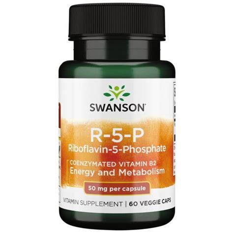 Swanson Ultra R 5 P Riboflavin 5 Phosphate 50 Mg 60 Veg Caps Swanson®