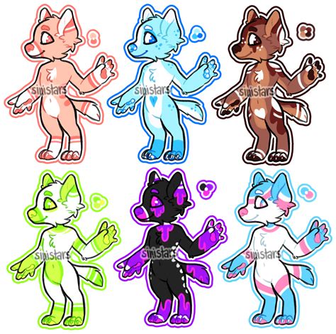 .: Themed Furry Adopts [5/6 OPEN] by sinistarrrs on DeviantArt