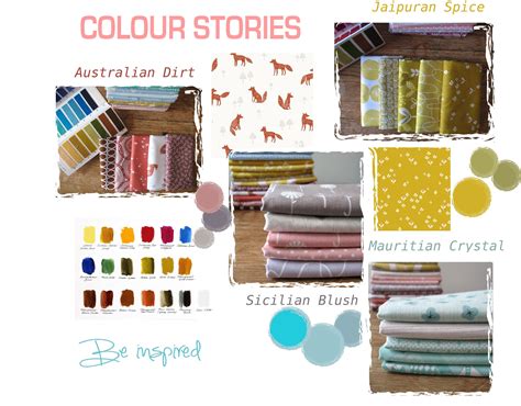 Colour Stories Color Stories Fabric Inspiration Color