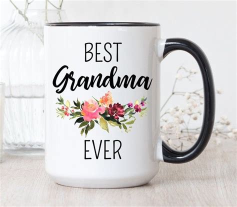 Handmade from copper sheets and wire, this stunning sunflower stands on a 36 stake, and includes a hidden measure on the back to. Best Grandma Ever Mug Coffee Mug Grandma Mug Grandma to Be ...