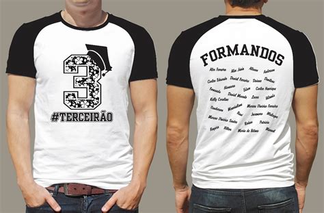 Camisa Personalizada Formandos Concluintes Terceirão Kit 10 R 32000