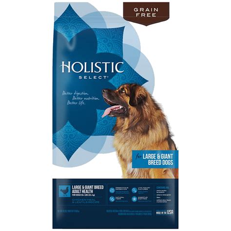 Dcm is a disease of a dog's heart muscle that results in weakened contractions and poor pumping ability… which can lead to an enlarged heart and. Holistic Select Large & Giant Breed Chicken Meal & Lentils ...