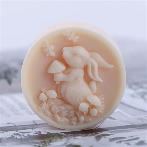 3d Bunny Soap Silicone Mold Rabbit Resin Clay Mold Chocolate Candy Mold Food Grade Silicone