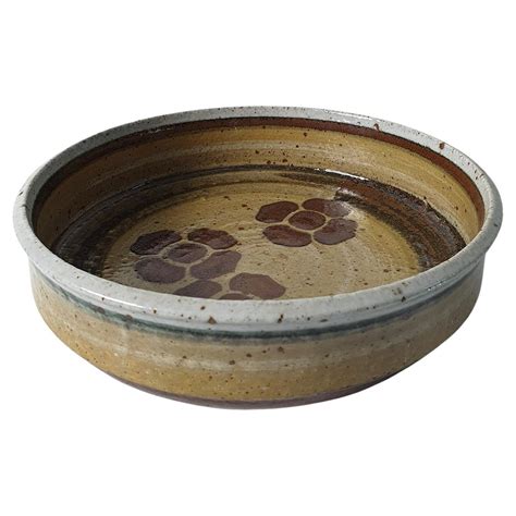 Medium Sized Clay Art Object Unique Bowl Stoneware Ceramics Japanese Pottery Bowl Mountain