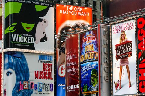 Broadway Shows New York Editorial Photography Image Of Broadway 23888292