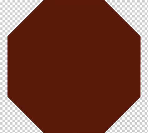Shape Octagon Stop Sign Brown Stop Sign Printable Angle Brown Color