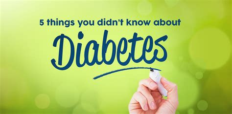 Think You Know Diabetes Here Are 5 Things You Might Not Know