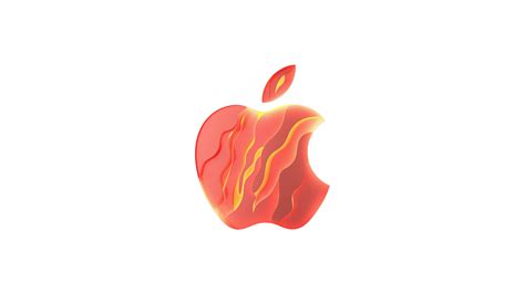 Apple Logo Red 5k Wallpaperhd Computer Wallpapers4k Wallpapersimages