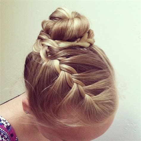 French Braid Into Bun Hairstyles How To