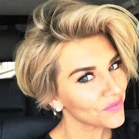 The key to pulling off this cut is texture; 29 Sassy and Effortless Short Hairstyles for Women
