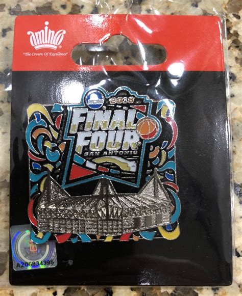 2018 San Antonio Final Four Pin The Crown Gum Final Four