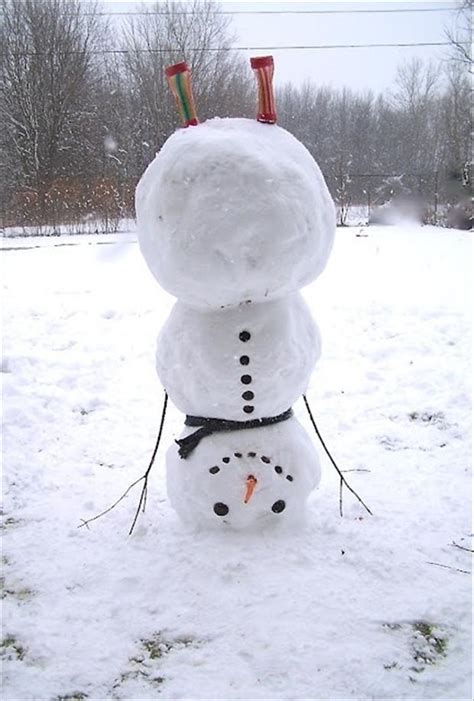 Here we have the most funny and creative snowman awesome ideas. 10 Very Funny Snowman Pictures