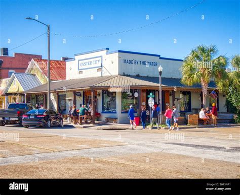 Downtown Area Of Apalachicola In The Panhandle Or Forgotten Coast Area