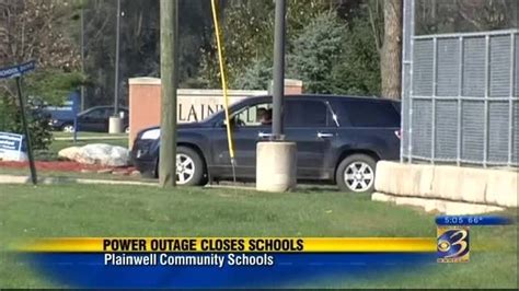Plainwell Closing Schools After Power Outage Wwmt