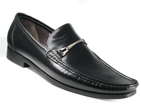 Mens Davinci 9063 Italian Leather Slip On Dressy Shoes