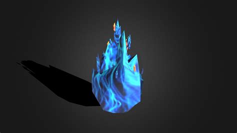 Blue Fire Particule Download Free 3d Model By Threehoursinhell