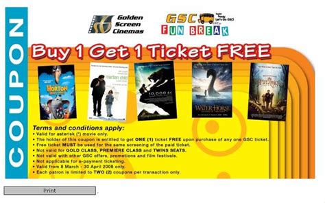 Get movie showtimes, cinema location & buy movie tickets here is a list of cinemas in penang. Free GSC Movie Ticket - KCLau.com