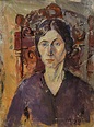 Lot - Karl Hofer (German 1878-1955), Portrait of a Woman, Oil on Canvas ...