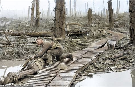 Incredible Colourised Photos From Battle Of The Somme Provide Glimpse