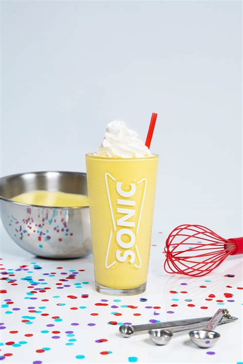 Cake Batter Milkshake Sonic Adrien Dunne