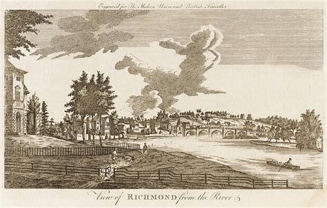 Richmond Surrey And The River Thames Drawing By Mary Evans Picture